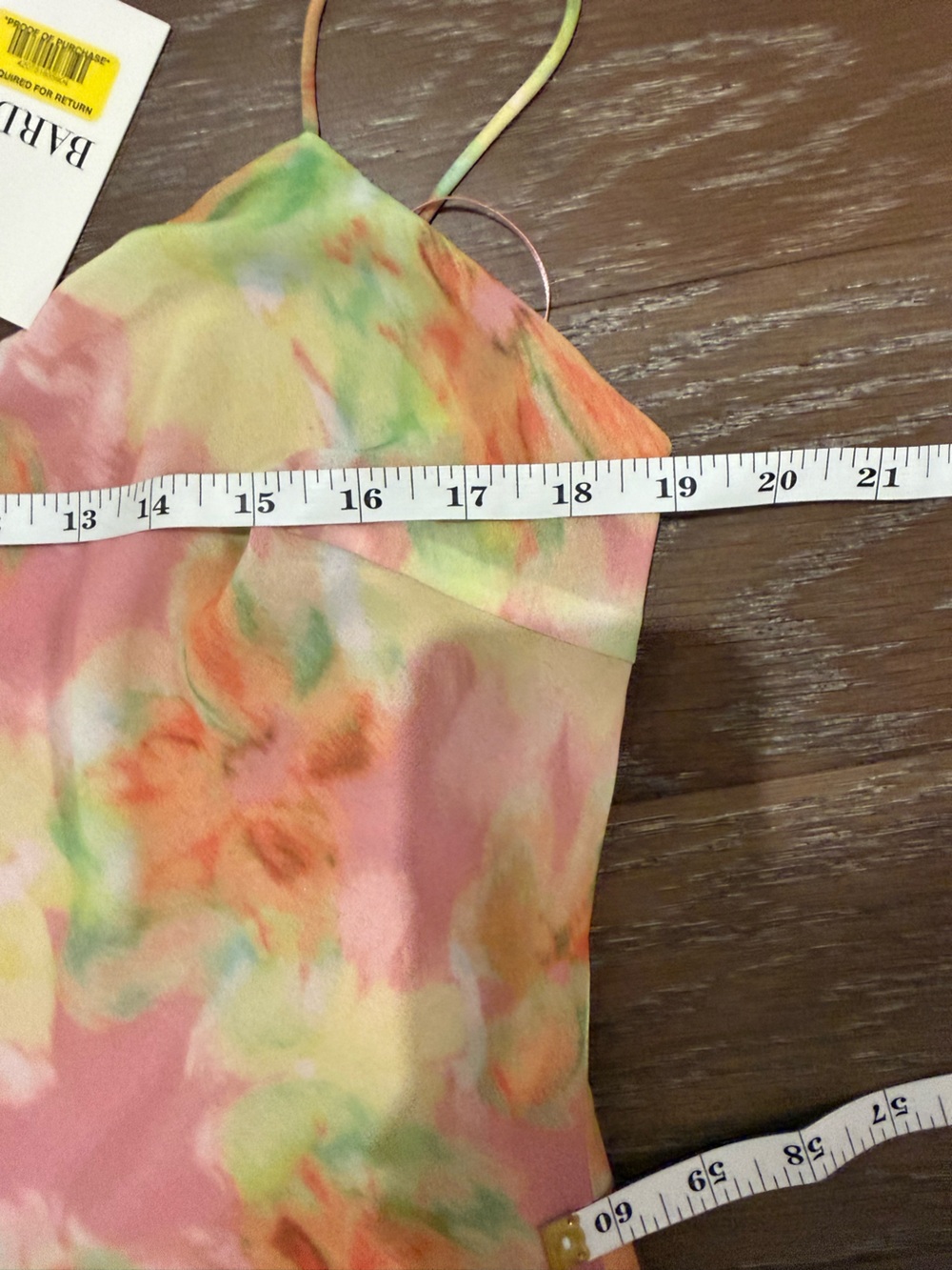 Bardot Pastel Floral Slip Maxi Dress with Ruffle Hem and Slit - Picture 11 of 16